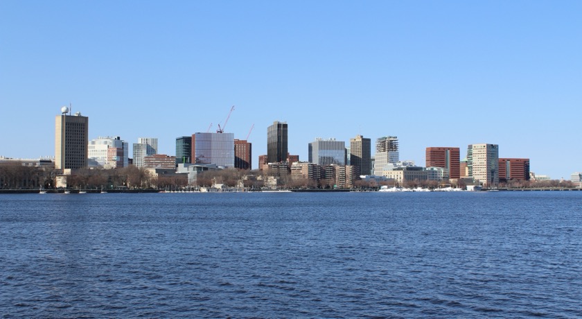 Cambridge, Massachusetts skyline along the Charles River — Paperless Lab Academy USA 2026